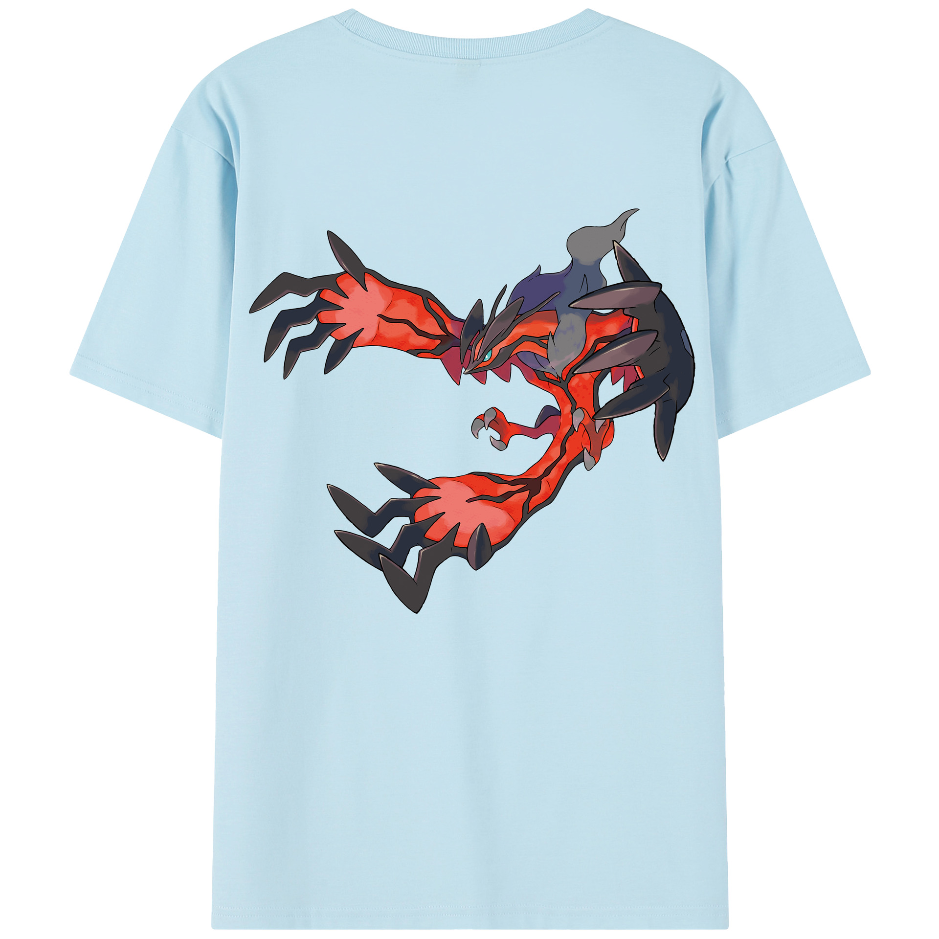 （画像用） ポケットモンスター Pokémon 綿100％半袖Tシャツ（背面プリント）